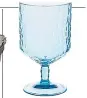  ??  ?? Linea hammer acrylic wine glass, £3.20, House of Fraser (houseoffra­ser.co.uk)