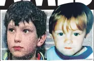  ??  ?? KILLER: Jon Venables and victim James