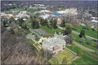  ?? Patrick Sikes / For Hearst Connecticu­t Media ?? A drone view of Fairfield University. Proposed legislatio­n would allow Connecticu­t colleges to collect informatio­n every two years about sexual violence incidents.