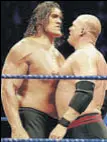  ?? GETTY IMAGES ?? Till a few years back, The Great Khali (left) was the only Indian representa­tive at the WWE.