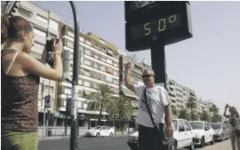  ?? Foto: dpa ?? Hitzewelle­n werden auch in Europa zunehmen.