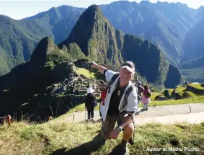  ??  ?? Author at Machu Picchu