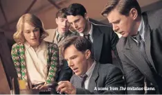  ??  ?? A scene from
The Imitation Game.