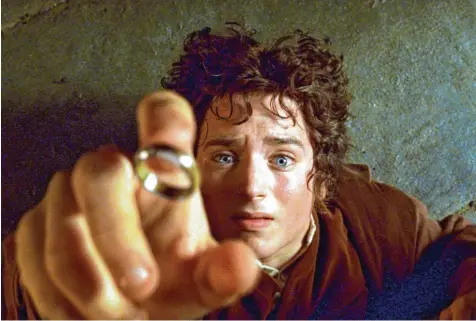  ?? Foto: dpa ?? Im Kinofilm „Der Herr der Ringe – Die Gefährten“spielte Elijah Wood den Hobbit Frodo.