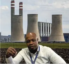  ?? Picture: Hendrik Hancke ?? Yangaphe Ngcashi has led the effort to improve performanc­e at Majuba power station in Mpumalanga, where the management is also tasked with protecting endangered species of lizards and frogs.