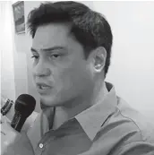  ??  ?? Senator Zubiri.