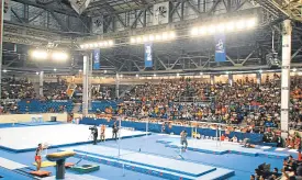  ??  ?? Rizal Memorial Coliseum hosted the gymnastics events of 30th SEA Games.