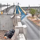  ?? ?? EL Paso superior de casi un kilómetro de largo irá en dirección Poniente a Oriente