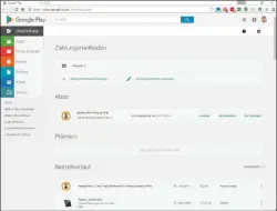  ??  ?? Android: Ein Abo oder die Testphase einer Shareware-App beenden Sie im GooglePlay-Store über die Website https://play.google.com/store/account.