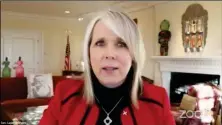  ?? COURTESY PHOTO ?? Michelle Lujan Grisham speaks to residents via Facebook Live on Monday (Nov. 30).