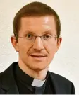  ?? Foto: Nicolas Schnall/pbaa ?? Domvikar Martin Riß wird zum 1. Januar 2022 Geistliche­r Direktor im Ringeisen‰ Werk