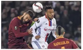  ?? (Photo AFP) ?? Tolisso et les Lyonnais ont souffert mais décroché la qualificat­ion.