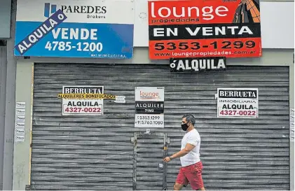  ?? MAXI FAILLA ?? Tendencia. En enero y febrero, los locales ociosos en zonas relevadas de la Ciudad sumaron 195.