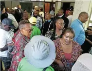  ?? Picture:
Mfundo Mkhize ?? A group of 65 men and women accused of instigatin­g the July 2021 riots appeared in the Durban magistrate’s court this week.