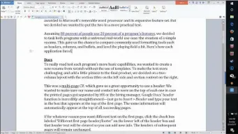  ??  ?? You can customize WPS Office’s interface to use a ribbon toolbar or static menus a la Office 2003