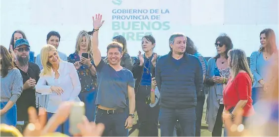  ?? ?? Hijo vicepresid­encial. Máximo Kirchner, tras renunciar a la jefatura del bloque K para hacer oposición interna, busca hacerse fuerte en Provincia.