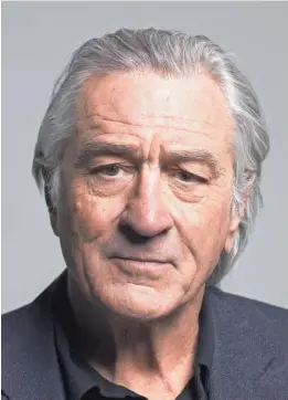  ?? BRIGITTE LACOMBE/NETFLIX ?? Robert De Niro, 76, is back in the Oscar race.