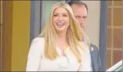  ?? AP ?? Ivanka Trump says ‘Lock Her Up’ slogan does not apply to her.