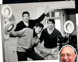  ??  ?? Hit parade: The Beatles and The Bachelors in 1964; and (inset) music fan Mick Jones
