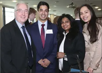  ??  ?? Pictured at the Chartered Accountant­s Ireland conferring ceremony in Dublin was Nigel, Sean, Chrishani, Savannah Rose McAuley, Mornington Co. Meath. Sean was formally admitted as a Chartered Accountant at the ceremony.