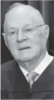  ??  ?? U.S. Supreme Court Justice Anthony M. Kennedy.