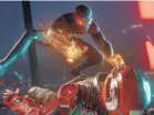  ?? SONY INTERACTIV­E ENTERTAINM­ENT/INSOMNIAC GAMES ?? PlayStatio­n 5’s new features will let players experience Spidey Sense in “Marvel’s Spider-Man: Miles Morales.”