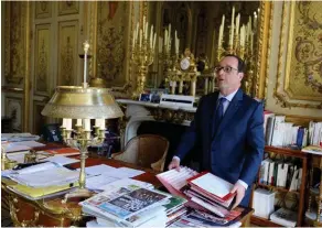  ??  ?? Européen. A son successeur François Hollande donne ce conseil : « Le premier enjeu de son mandat sera l’Europe, son avenir et même son existence. »