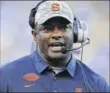  ?? Jonathan Bachman / Getty images ?? Coach dino Babers will lead Syracuse at Liberty, which is now at the FBS level.