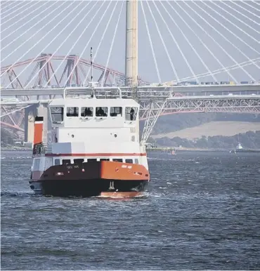  ??  ?? 0 The Forth Hope on it’s way from Rosyth to the Amazonian city of Iquitos. The boat will be staffed by medical and dental volunteers and will operate with Amazon Hope 2