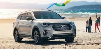  ?? HYUNDAI ?? The competitiv­e pricing of the Hyundai Santa Fe XL makes it a great three-row crossover option.