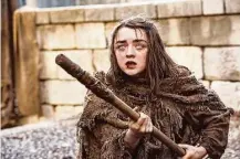  ?? HBO ?? Maisie Williams stars as Arya Stark in “Game of Thrones,” which premieres its sixth season on Sunday on HBO.