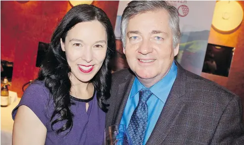  ?? PHOTOS: FRED LEE/PNG ?? Beneficiar­y of the Vancouver Internatio­nal Wine Festival’s Bacchanali­a Gala dinner and auction, Bard on the Beach managing director Claire Sakaki was on hand at the festival launch hosted by executive director Harry Hertscheg.