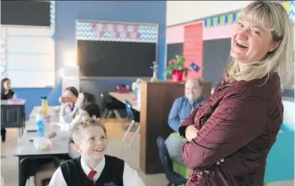  ?? CALGARY FRENCH AND INTERNATIO­NAL SCHOOL ?? Nicola Camirand is principal of elementary at Calgary French and Internatio­nal School. Her school is the first in the province to drop gender requiremen­ts for student uniforms.