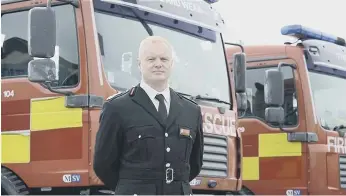  ??  ?? Chief Fire Officer of Tyne and Wear Fire and Rescue Service, Chris Lowther.