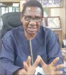  ??  ?? Professor Itse Sagay, SAN