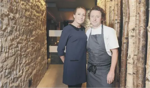  ?? PICTURE: NEIL HANNA ?? 0 Tom and Michaela Kitchin are expanding out of their Edinburgh base with the Bonnie Badger in Gullane