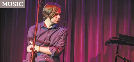  ?? Paige K. Parsons Photograph­y ?? Ben Gibbard of Death Cab for Cutie will perform solo at S.F.’s Davies Symphony Hall on Thursday, June 8.