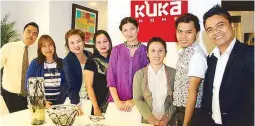  ??  ?? All smiles from Kuka Home staff. (From left) Dingdong Bongoc, Malou Hoble, Debbie Ng, Joan Nazareno, Cecilia Gabino, Leona Flores, Joseph Manes and Jonard Calaraza.