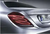  ??  ?? S-Class LED taillamps