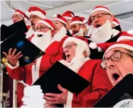  ?? ?? Santas united: The delightful Men Who Sing
