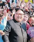  ?? FOTO: REUTERS ?? Ein Bad in der Menge: Nordkoreas Diktator Kim Jong Un.