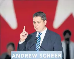  ?? COLE BURSTON THE CANADIAN PRESS FILE PHOTO ?? Despite two years as Opposition leader and four years as the youngest Speaker, Andrew Scheer’s political personalit­y remains quiet, Penny Collenette writes.