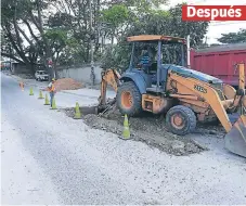  ?? FOTO: MaRCO MONTEROLa ?? RESPUESTA. Se espera que en un plazo máximo de cuatro días los trabajos estén terminados Después