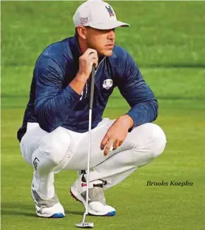  ??  ?? Brooks Koepka