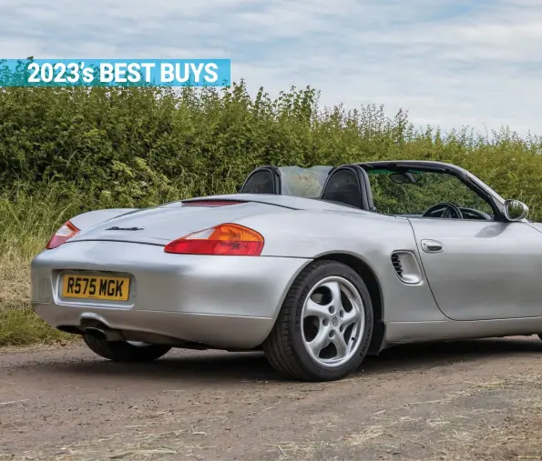  ?? ?? Above It’s difficult to see how the 986 Boxster will be knocked off its perch as the best-value entry point to Porsche ownership
