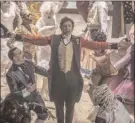  ?? The Assocaited Press ?? Hugh Jackman is shown in a scene from The Greatest Showman, now showing in theatres across the Okanagan.