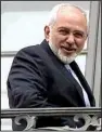  ?? AP/RONALD ZAK ?? Iranian Foreign Minister Mohammad Javad Zarif said of nuclear talks that as of Saturday he had “no remarkable offers and ideas to take to Tehran.”