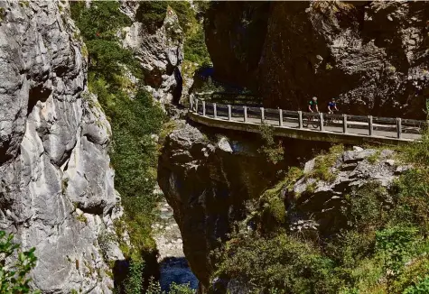  ??  ?? Below: The Río Cares river has cut through the Picos’ limestone for millennia, so the road to Caín de Valdeón often hugs sheer cliff faces as it traces the river’s path