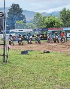  ?? Picture: LEN’S NEWS ?? READY TO RUMBLE: Round six of the Motocross Wetherd Series at Bonkolo Dam over the weekend.