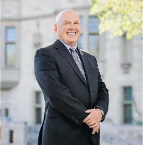  ?? Supplied photo ?? Former Saskatchew­an Lieutenant Governor and current SUMA president Gordon Barnhart will be the guest speaker at the 2018 LEAVE A LEGACY™ Luncheon on May 23.